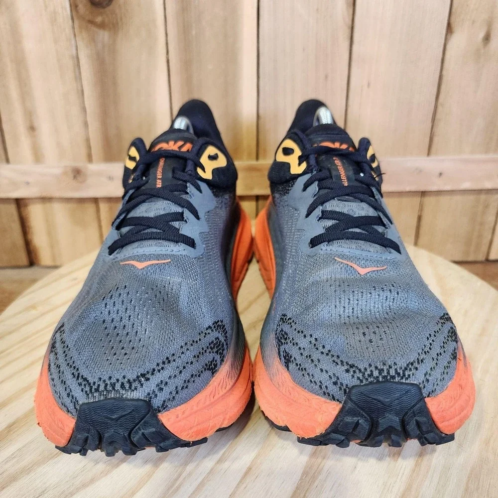 Hoka One One Challenger ATR 7 Shoes Mens 10 Gray Running Sneakers 1134497 CFLM